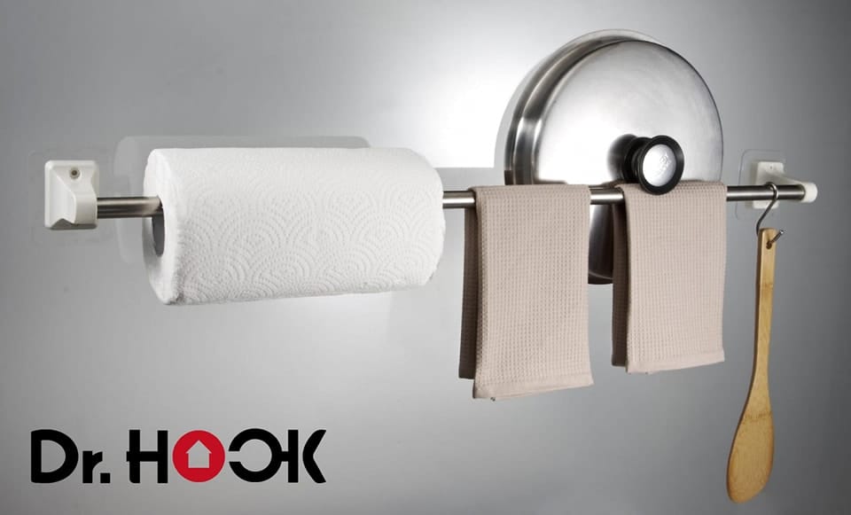 Bath Towel Bar Holder + 60cm Bar