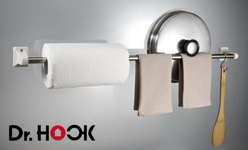 Bath Towel Bar Holder + 60cm Bar